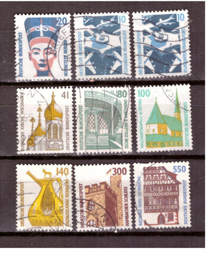 Brd 1989 sammlung rollenmarken - 1989,