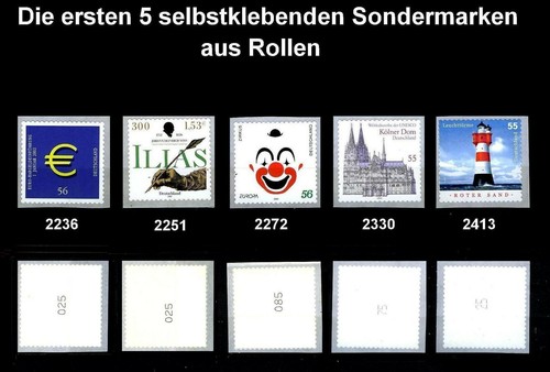 Selbstklebende sondermarken - 5,