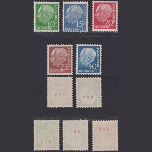 Bund heuss 183 186 - 183-186, y