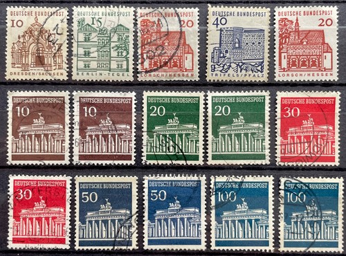 Brd 1964 1966 rollenmarken - , 1964/1966