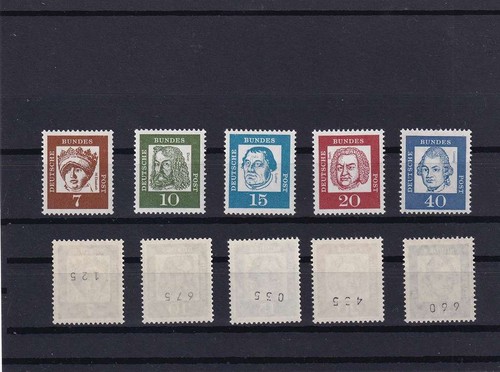 Bund rollenmarken postfrisch - rollenmarken,