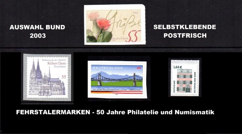 Bund selbstklebende - -,