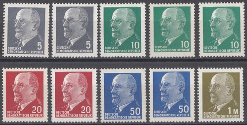 Ddr lot ulbricht rollenmarken - ulbricht,