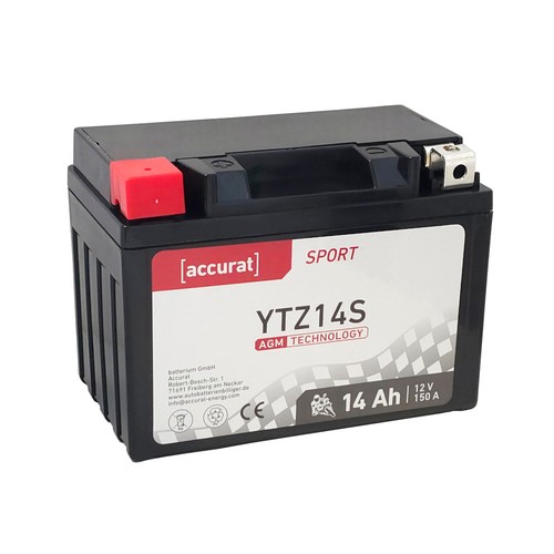 Motorradbatterie ytz14s agm - motorradbatterie,
