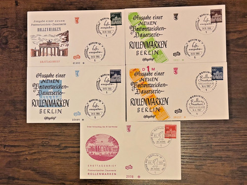 Fdc westberlin 5 - fdc,